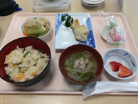 山菜おこわ