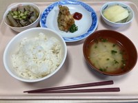 白身魚の紅葉揚げ