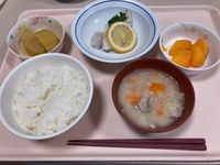 白身魚のレモン蒸し